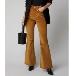 RE/DONE Originals High Rise Flare Corduroy Pants